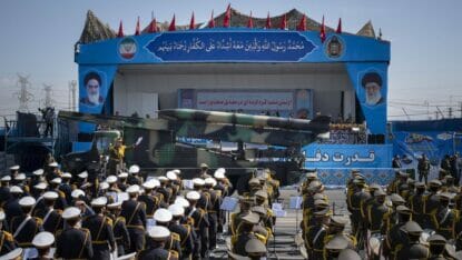 Bei der Parade zum iranischen Tag der Armee, drohte Präsident Raisi Israel unlängst mal wieder mit Vernichtung