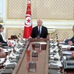 Politische Krise in Tunesien: Präsident Saied bei einer Sitzung des Nationalen Sicherheitsrates