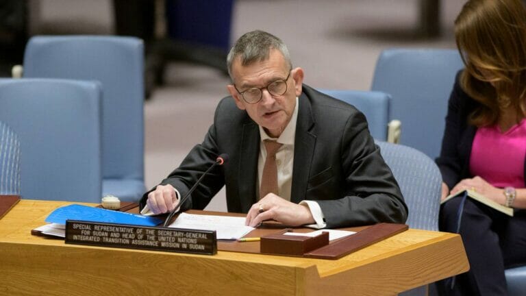 Der UN-Sonderbeauftragten für den Sudan, Volker Perthes