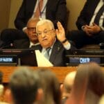 Mahmoud Abbas bei seiner Rede anlässlich des »Nakba-Tages« der UNO