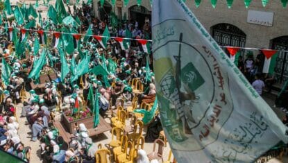 Hamas-Aufmarsch in Nablus im Westjordanland am 11. Mai 2023