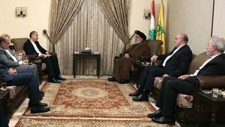 Während seines Besuchs im Libanon traf sich Irans Außenminister Amir-Abdollahian auch mit Hisbollah-Chef Nasrallah