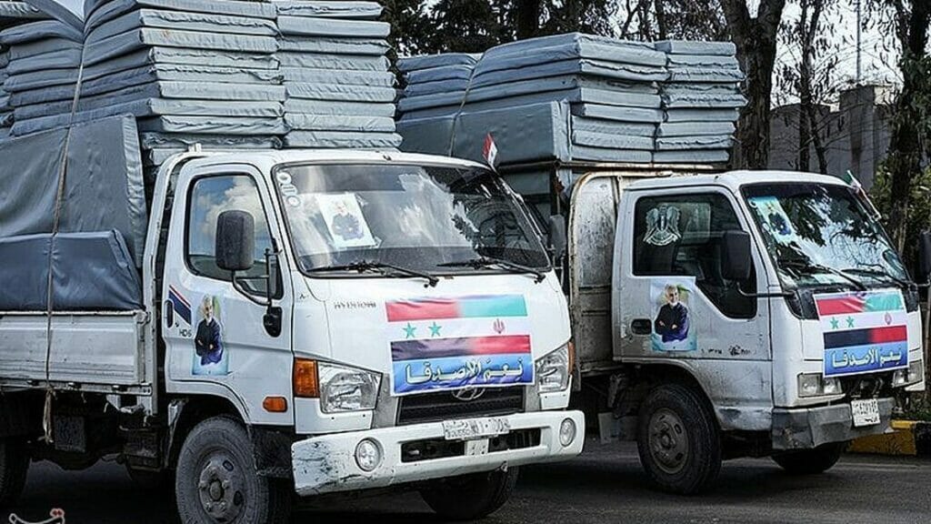 Iranische Waffenlieferungen unter dem Deckmantel der Erdbebenhilfe