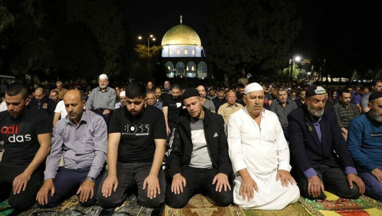 Ramadan-Gebet auf dem Jerusalemer Tempelberg: Jordanien hat Oberhoheit über Al-Quds-Moschee