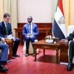 Russlands Außenminister Lawrow zu Besuch beim Präsidenten des sudanesischen Übergangsrates Abdel Fattah al-Burhan