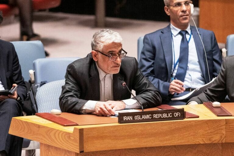 Irans neuer UN-Botschafter Saeid Iravani. (© imago images/Sipa USA)