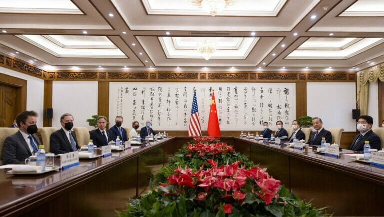 Auch im Nahen Osten Konkurrenten: US-Außenminister Blinken zu Gast in China