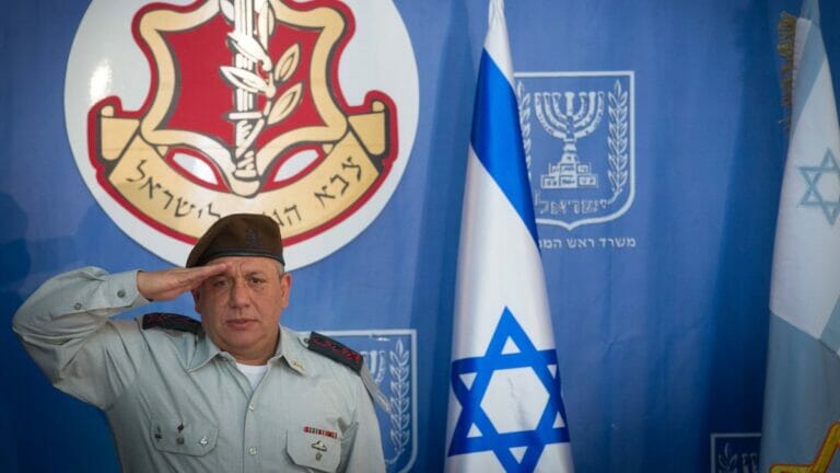 Gadi Eisenkot zu seiner Zeit als israelischer Generalstabschef
