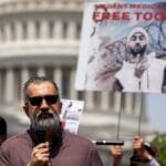 Proteste gegen die Atomverhandlungen mit dem Iran in Washington