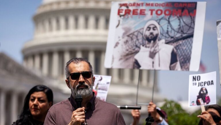 Proteste gegen die Atomverhandlungen mit dem Iran in Washington