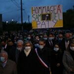 Gegenkundgebung für den von einem Islamisten ermordeten französischen Lehrer Samuel Paty