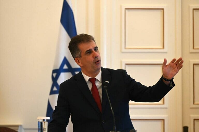 Israels Außenminister Eli Cohen. (© imago images/Pacific Press Agency)