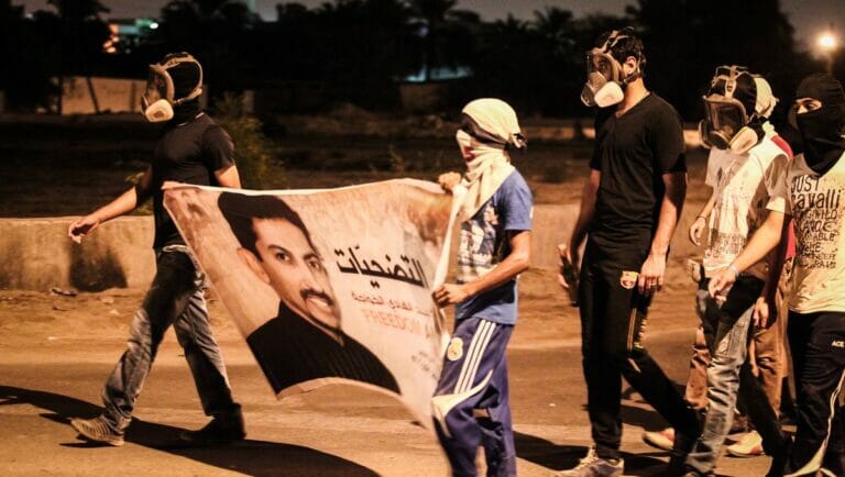 Solidaritätsdemonstration für den bahrainischen Menschenrechtsverteidiger Abdulhadi al-Khawaja