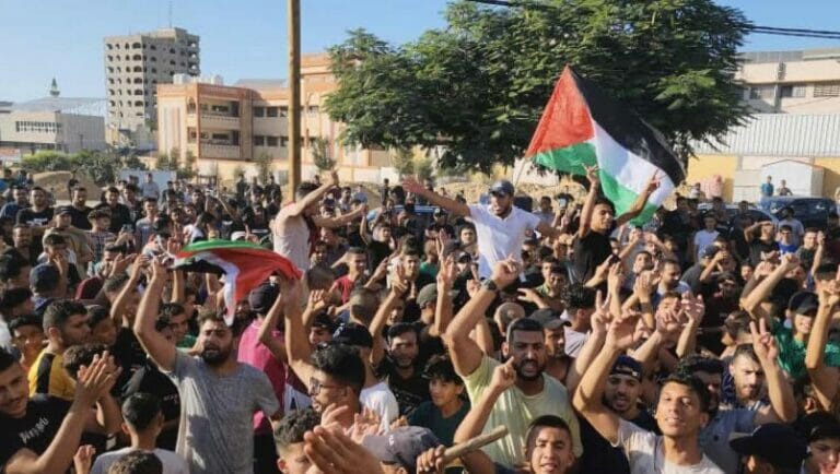 Anti-Hamas-Proteste am 30. Juli in Gaza