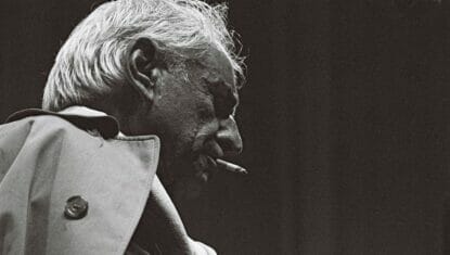 Der Dirigent und Komponist Leonard Bernstein
