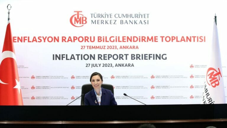 Die neue Gouverneurin der Zentralbank der Türkei, Hafize Gaye Erkan