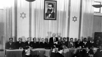 14. Mai 1948: David Ben-Gurion verliest Israels Unabhängigkeitserklärung