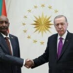Sudans Armeechef, Abdel Fattah Al-Burhan, zu Besuch beim türkischen Präsidenten Recep Tayyip Erdogan