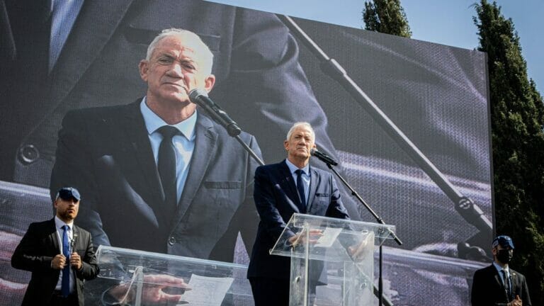 Kompromissbereit: Oppositionspolitiker Benny Gantz erlebt Aufwind bei israelischen Wahlumfragen