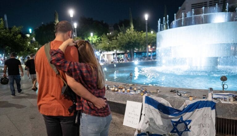 Gedenkveranstaltung in Tel Aviv für die israelischen Opfer des Hamas-Terrorkriegs