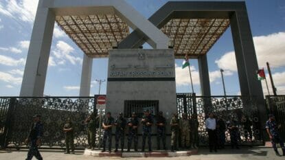 Der Grenzübergang Rafah zwischen Ägypten und Gaza