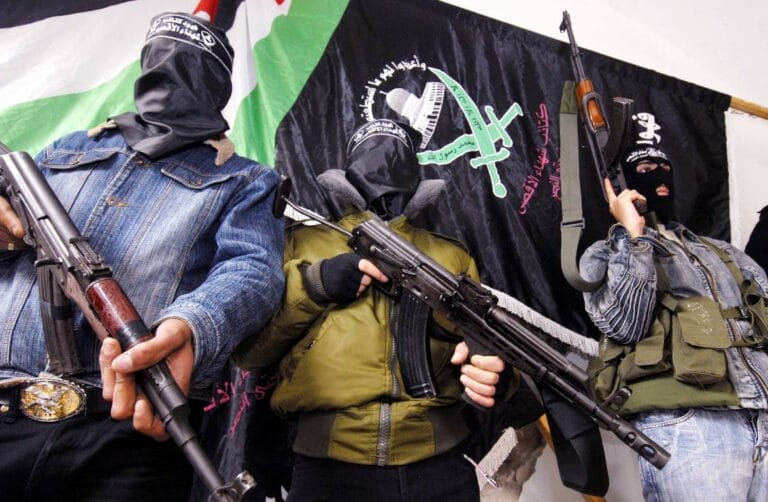 Mitglieder der al-Aqsa-Märtyrerbrigaden im Westjordanland. (© imago images/Xinhua)