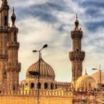 Die Moschee der Al-Azhar-Universität in Ägyptens Hautstadt Kairo