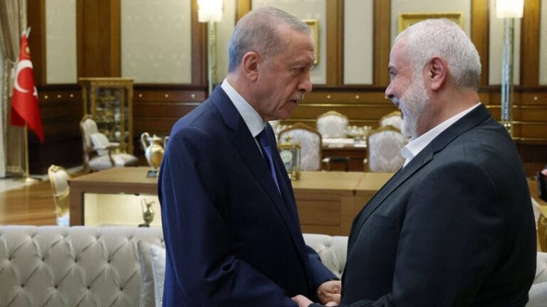 Hamas-Führer Ismail Haniyeh zu Besuch beim türkischen Präsidenten Erdogan