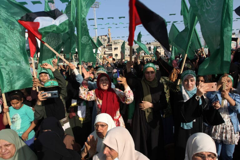 Hamas-Aufmarsch im Rafah im Gazastreifen