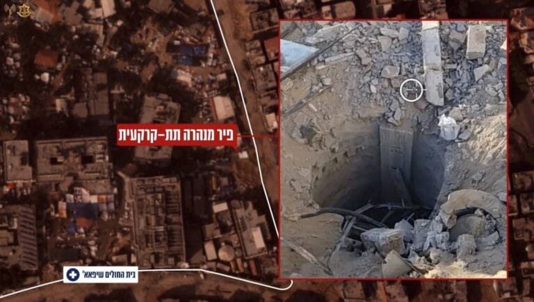 IDF präsentieren Videos von Terrortunneln der Hamas unter dem Al-Shifa-Spital in Gaza