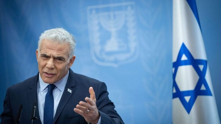 Auch Israels Oppositionsführer Lapid ist gegen eine Übergabe des Gazastreifens an die Palästinensische Autonomiebehörde