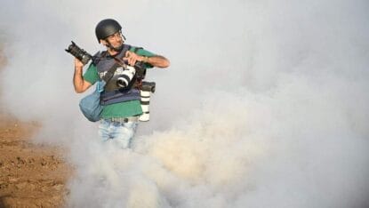 Einige der in Gaza tätige Fotografen, sind eher Hamas-Propagandisten als Journalisten