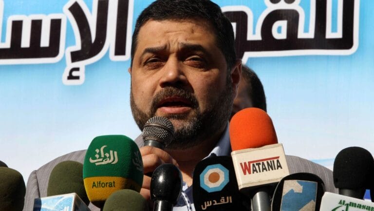 Das Mitglied des Hamas-Politbüros, Osama Hamdan, verurteilt Deutschlands Untertsützung für Israel