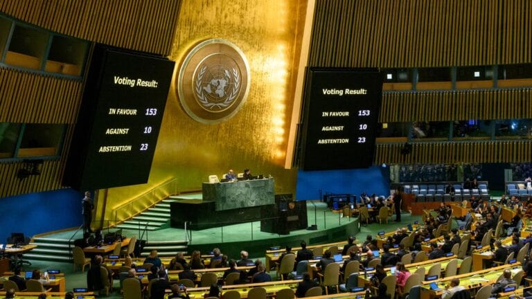 2023 verurteilte die UN-Generalversammlung Israel doppelt so oft wie alle anderen Länder der Welt zusammen
