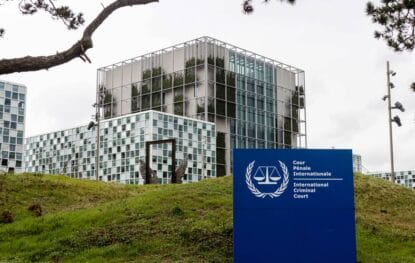 Auch beim Internationalen Strafgerichtshof geht es um Israel. (© imago images/reportandum)