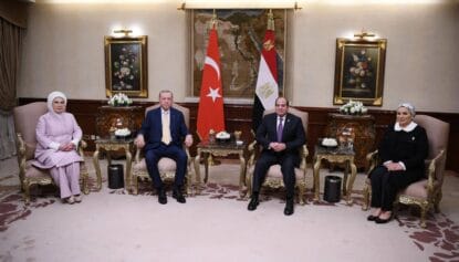 Der türkische Präsident Erdogan zu Gast in Ägypten bei Präsident al-Sisi