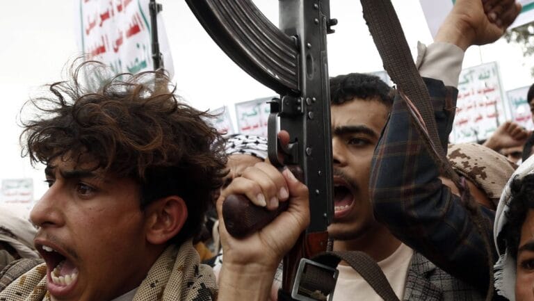 Demonstration der jemenitischen Huthi-Miliz