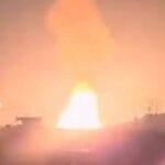 Explosion der Gaspipeline im Iran am 14. Februar
