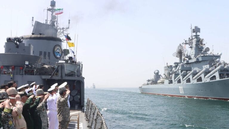 Gemeinsame Marineübung von China, Russland und dem Iran