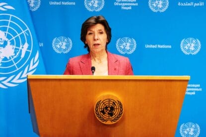 Catherine Colonna, Leiterin der »unabhängigen« UNRWA-Untersuchungskommission. (© imago images/Sipa USA)