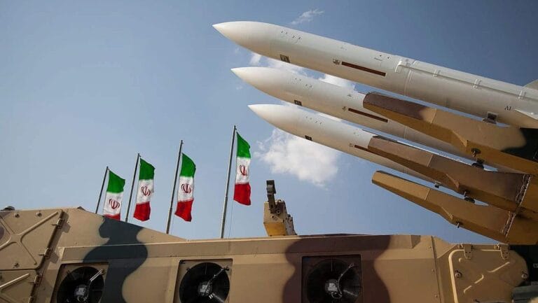 Raketenabschussrampe im Iran