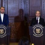 Syriens Außenminister Mekdad empfängt seinen iranischen Amtskollegen Amir-Abdollahian in Damaskus