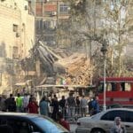 Ort des Israel zugeschriebenen Luftschlags auf iranische Revolutionsgarden-Führer in Syrien