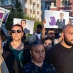 Protest, nachdem die türkische Wahlbehörde dem pro-kurdischem Kandidaten den Wahlsieg aberkannt hat