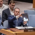 Raketen über dem Felsendom: Israels Botschafter präsentiert der UNO Bilder des iranischen Angriffs